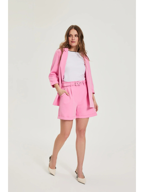 Moodo Šortky s páskem růžové Moodo