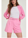 Moodo Šortky s páskem růžové Moodo
