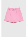 Moodo Šortky s páskem růžové Moodo