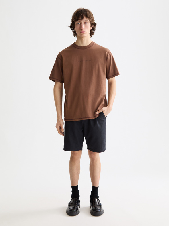 Scotch & Soda Pánské volné triko s nápisem