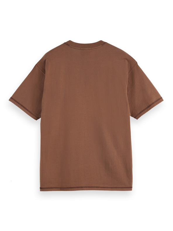 Scotch & Soda Pánské volné triko s nápisem