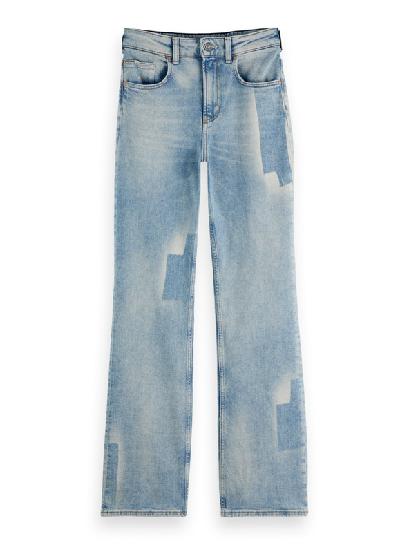 Scotch & Soda Dámské rozšířené džíny Art from the Hearth