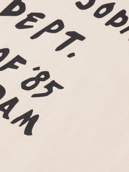 Scotch & Soda Dámské krémové triko s nápisem