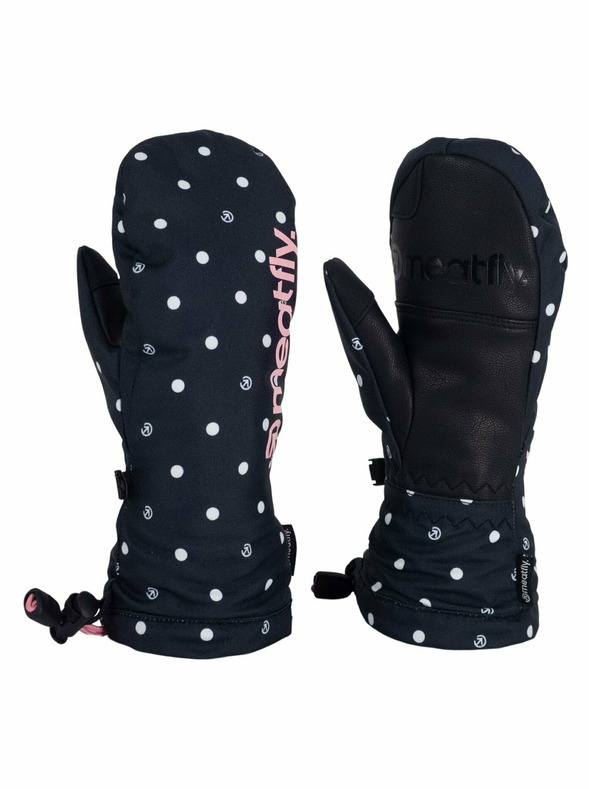 Meatfly Meatfly dětské rukavice Slayer Black Dots