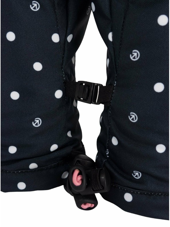 Meatfly Meatfly dětské rukavice Slayer Black Dots