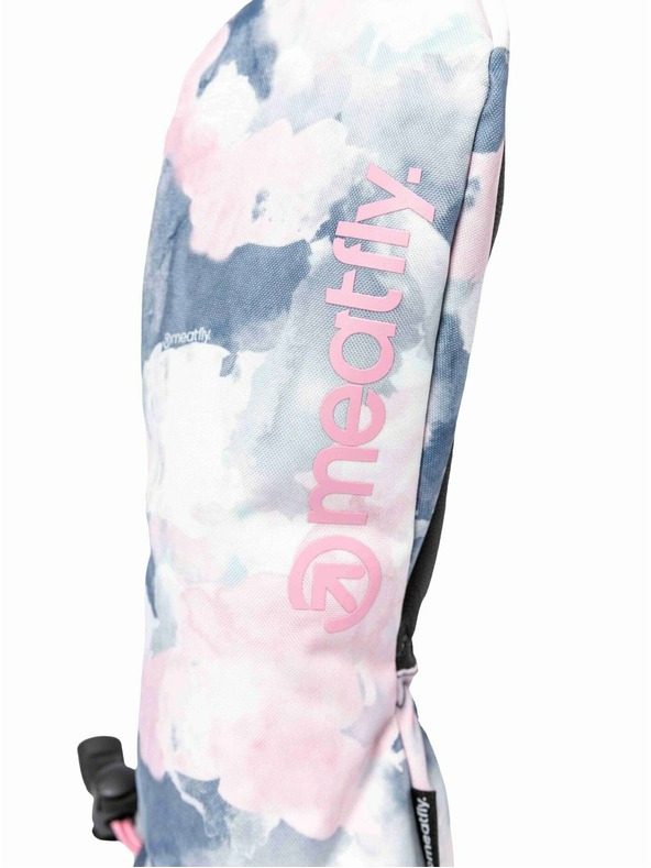 Meatfly Meatfly dětské rukavice Slayer Clouds Pink