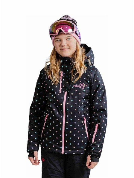 Meatfly Meatfly dětská SNB & SKI bunda Deliah Dusty Color Dots