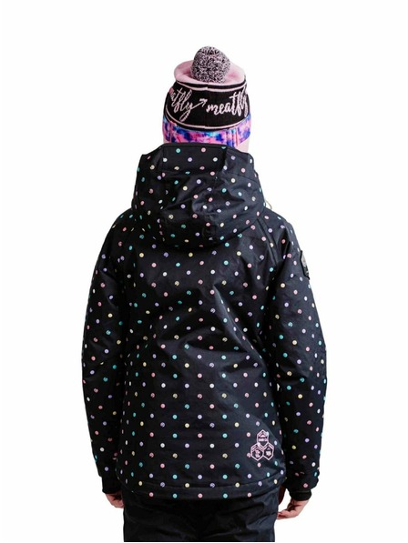 Meatfly Meatfly dětská SNB & SKI bunda Deliah Dusty Color Dots