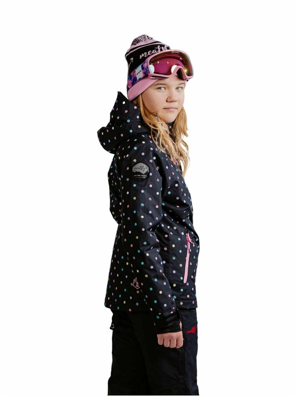 Meatfly Meatfly dětská SNB & SKI bunda Deliah Dusty Color Dots