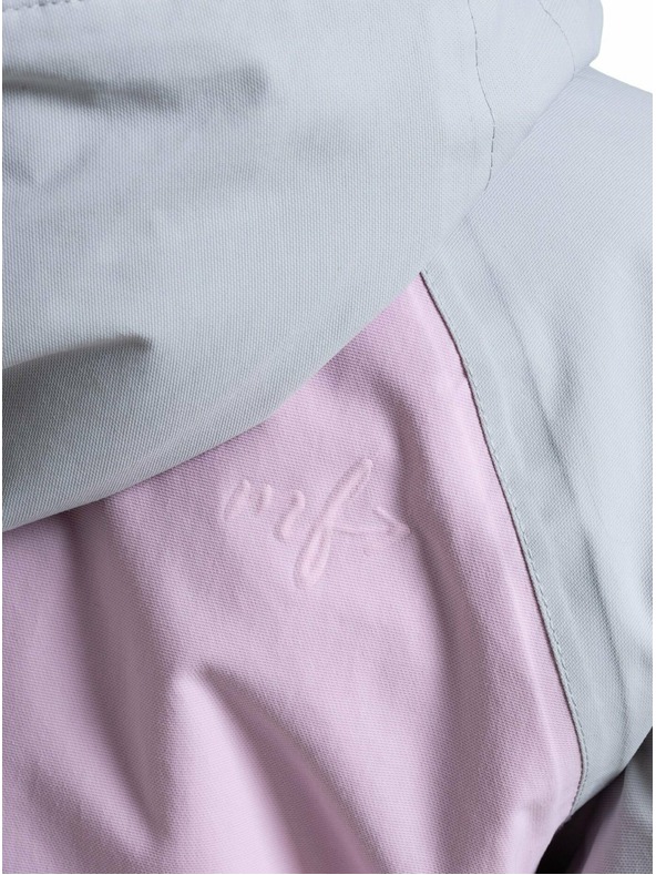 Meatfly Meatfly dětská SNB & SKI bunda Deliah Grey/Pastel Pink