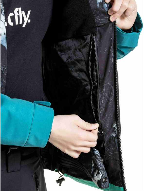 Meatfly Meatfly dětská SNB & SKI bunda Bangito Deep Lake