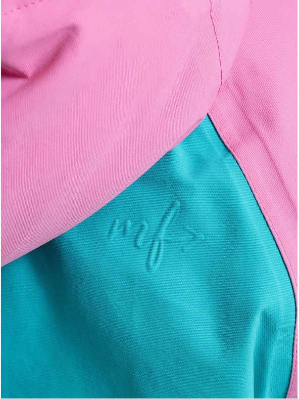Meatfly Meatfly dětská SNB & SKI bunda Deliah Hot Pink/Turquoise