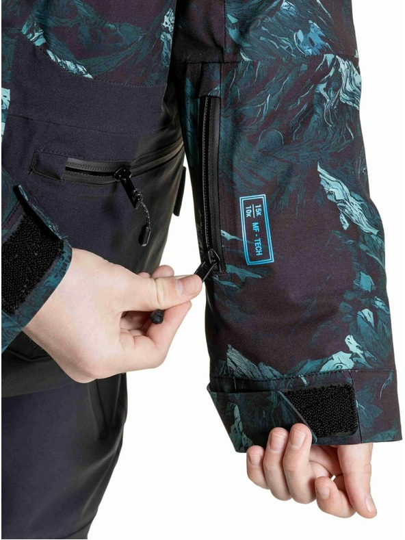 Meatfly Meatfly dětská SNB & SKI bunda Bangito Green Mountains