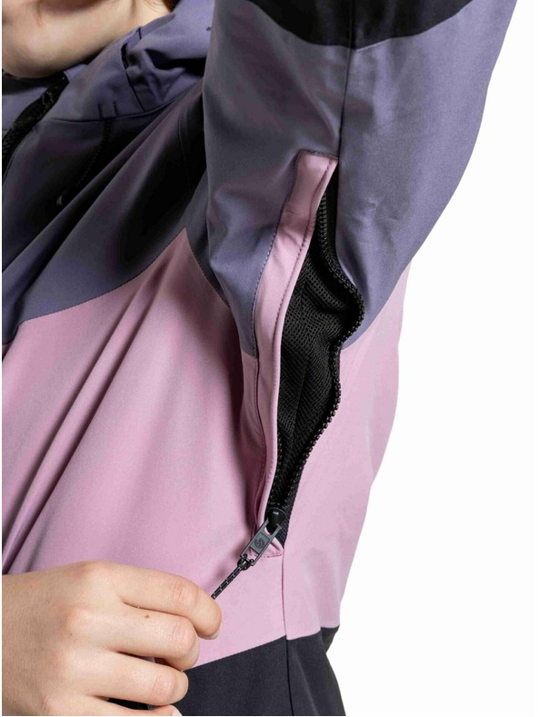 Meatfly Meatfly dětská SNB & SKI bunda Deliah Black / Purple Light