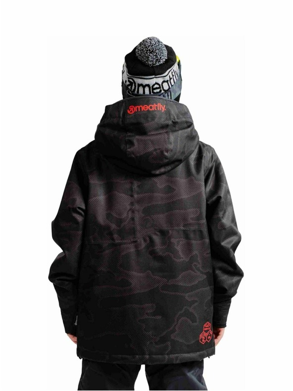 Meatfly Meatfly dětská SNB & SKI bunda Bangito Morph Black