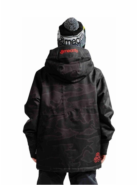 Meatfly Meatfly dětská SNB & SKI bunda Bangito Morph Black