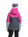 Meatfly Meatfly dětská SNB & SKI bunda Deliah Grey Dark / Pink