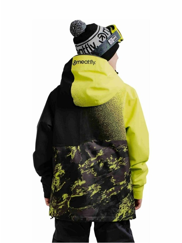 Meatfly Meatfly dětská SNB & SKI bunda Bangito Acid Lime Mossy