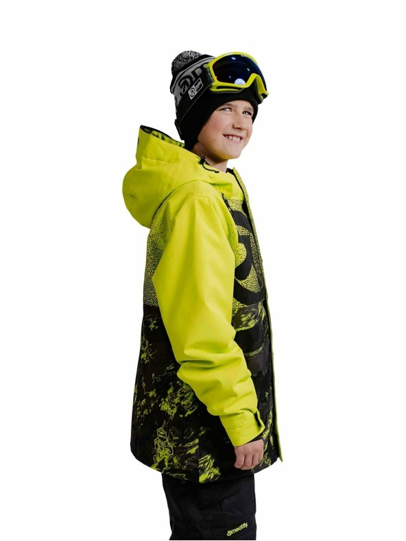 Meatfly Meatfly dětská SNB & SKI bunda Bangito Acid Lime Mossy