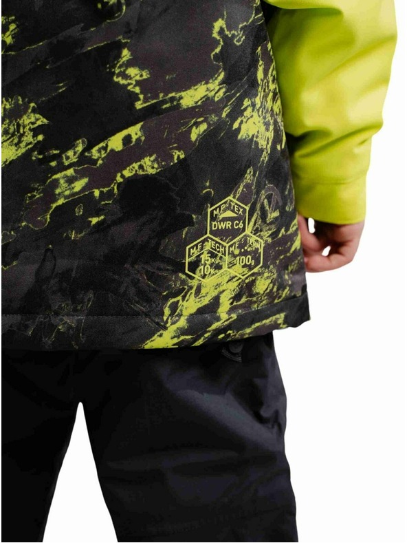 Meatfly Meatfly dětská SNB & SKI bunda Bangito Acid Lime Mossy
