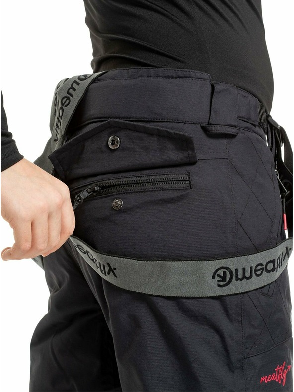 Meatfly Meatfly dívčí SNB & SKI kalhoty Girly Black
