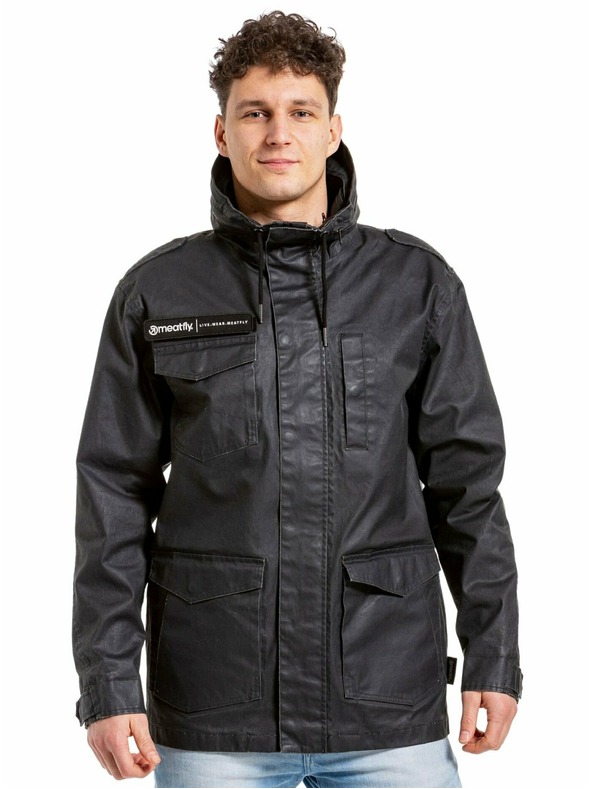 Meatfly Meatfly pánská street bunda Brian Black