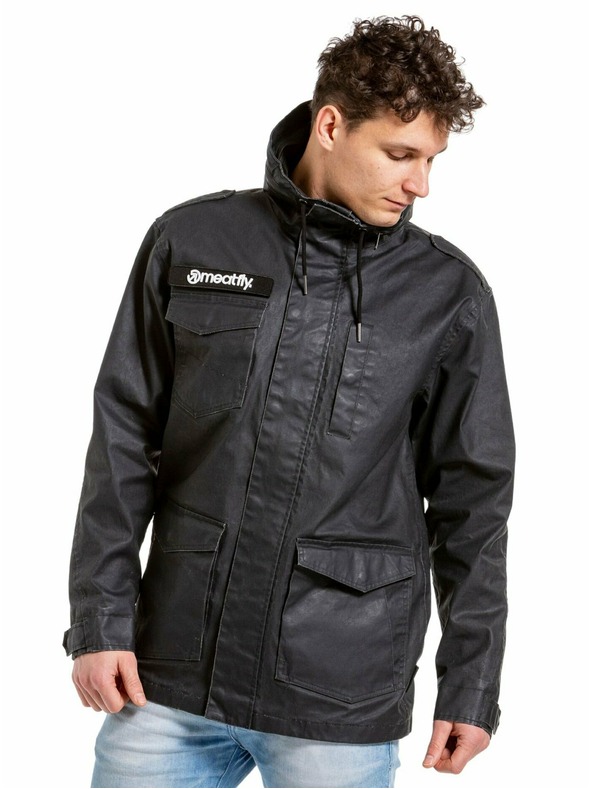 Meatfly Meatfly pánská street bunda Brian Black