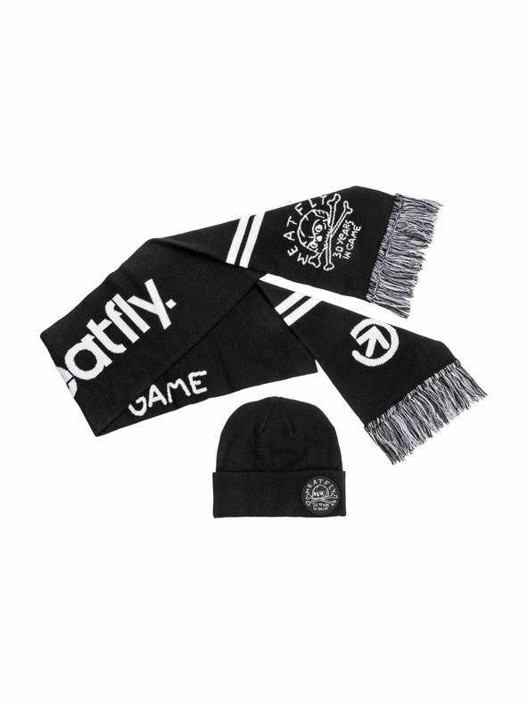 Meatfly Meatfly set šály a kulichu Anniversary Black