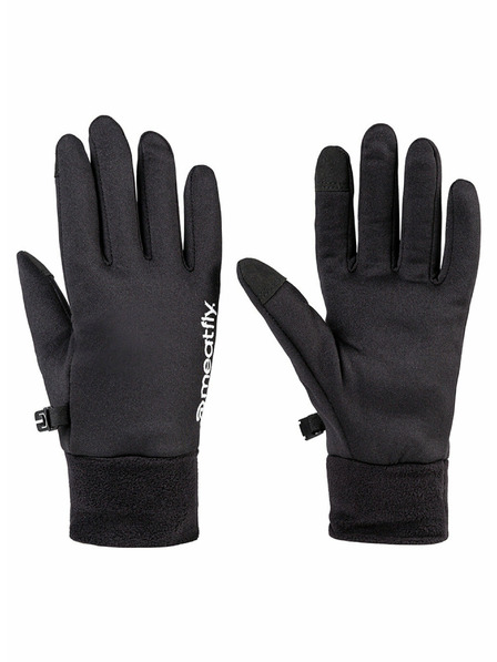 Meatfly Meatfly pánské rukavice Mens Powerstretch Black White