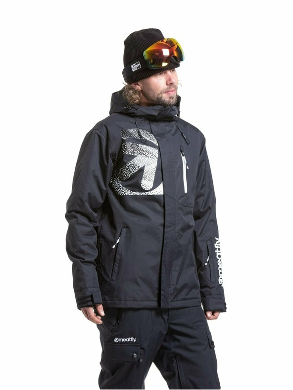 Meatfly Meatfly pánská SNB & SKI bunda Shader Black