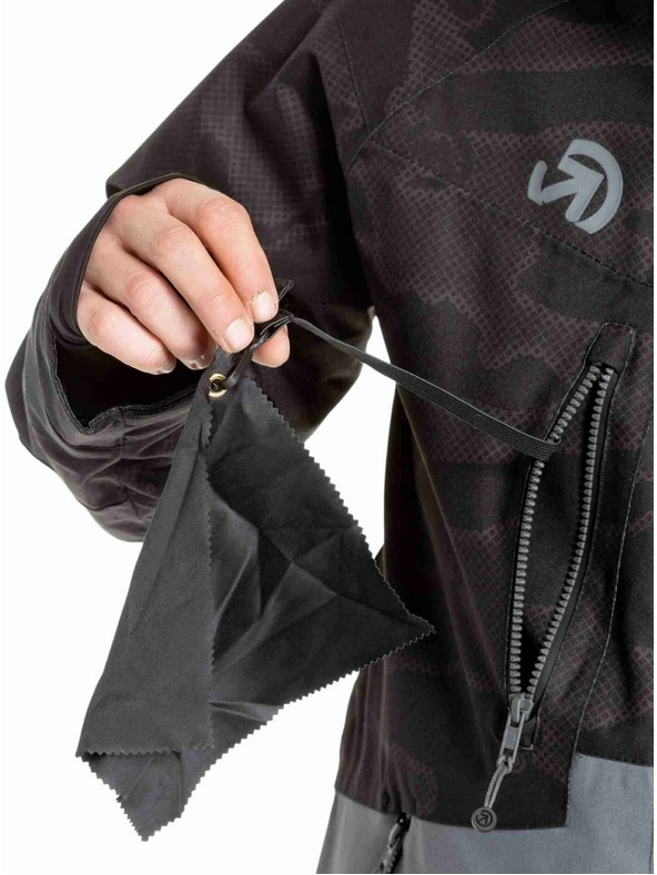 Meatfly Meatfly pánská SNB & SKI bunda Cronos Morph Black