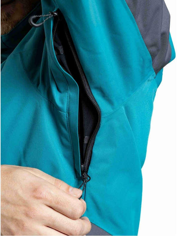 Meatfly Meatfly pánská SNB & SKI bunda Shader Hb Blue / Lime