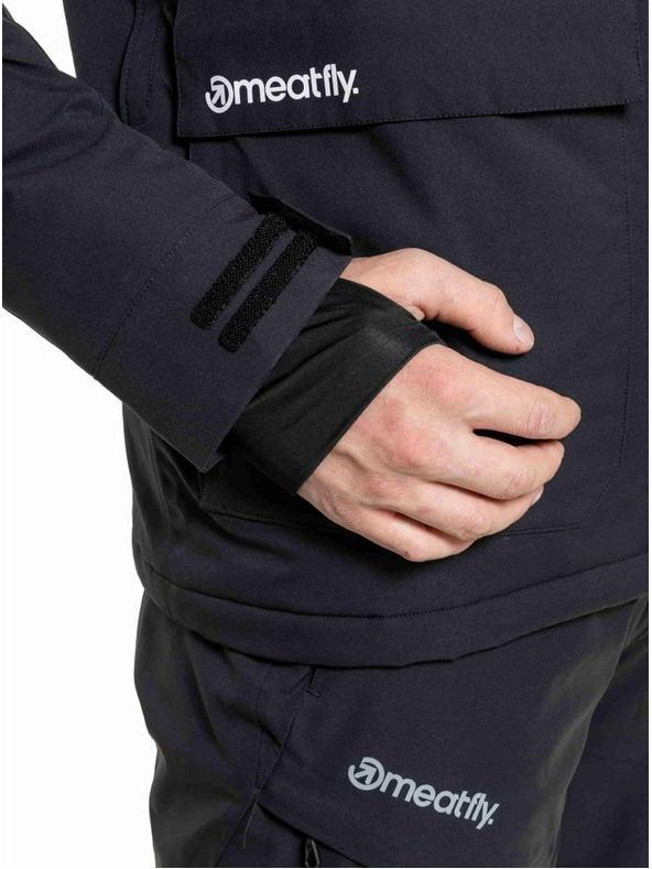 Meatfly Meatfly pánská SNB & SKI bunda Vertigo Black