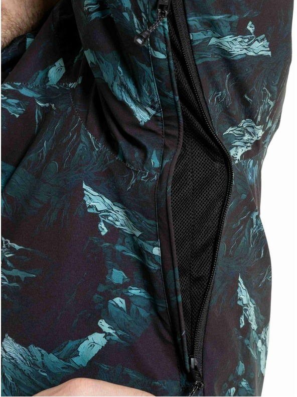 Meatfly Meatfly pánská SNB & SKI bunda Manifold Green Mountains