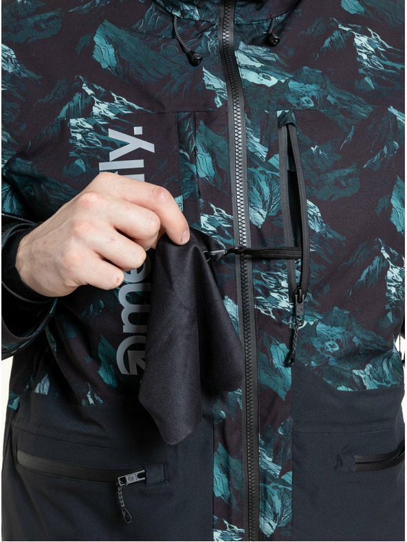 Meatfly Meatfly pánská SNB & SKI bunda Manifold Green Mountains