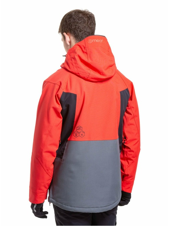 Meatfly Meatfly pánská SNB & SKI bunda Cronos Ferrari Red/Dark Grey