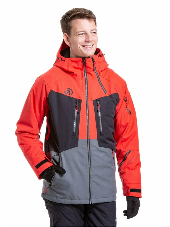Meatfly Meatfly pánská SNB & SKI bunda Cronos Ferrari Red/Dark Grey
