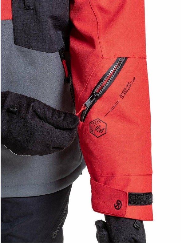 Meatfly Meatfly pánská SNB & SKI bunda Cronos Ferrari Red/Dark Grey