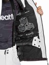 Meatfly Meatfly pánská SNB & SKI bunda Cronos White / Morph Black