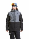Meatfly Meatfly pánská SNB & SKI bunda Manifold Dark Grey / Black