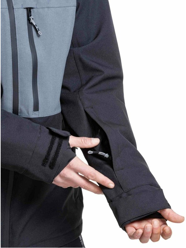 Meatfly Meatfly pánská SNB & SKI bunda Manifold Dark Grey / Black