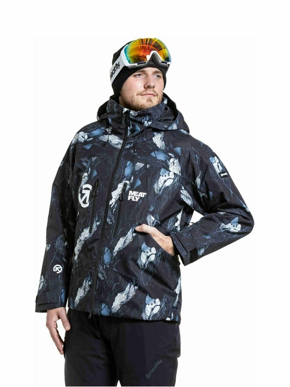 Meatfly Meatfly pánská SNB & SKI bunda Shader Deep Lake