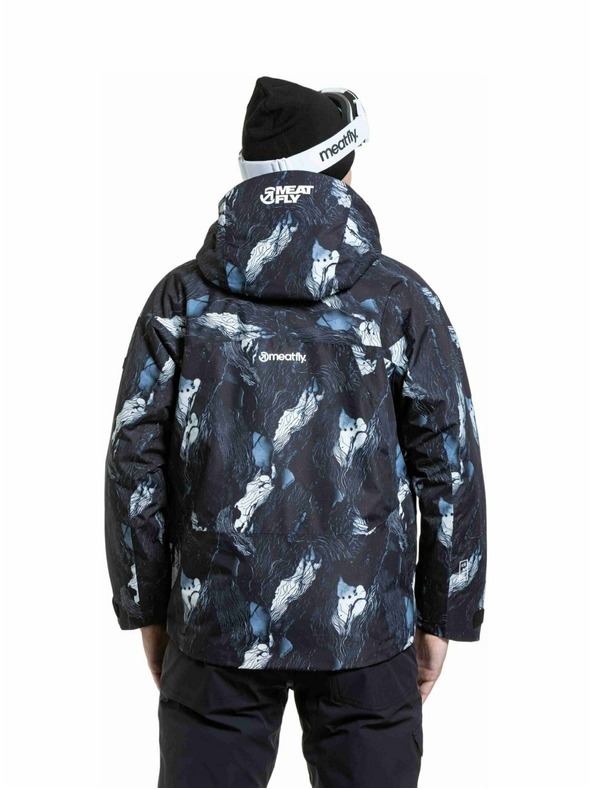 Meatfly Meatfly pánská SNB & SKI bunda Shader Deep Lake