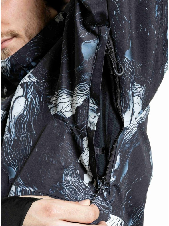 Meatfly Meatfly pánská SNB & SKI bunda Shader Deep Lake