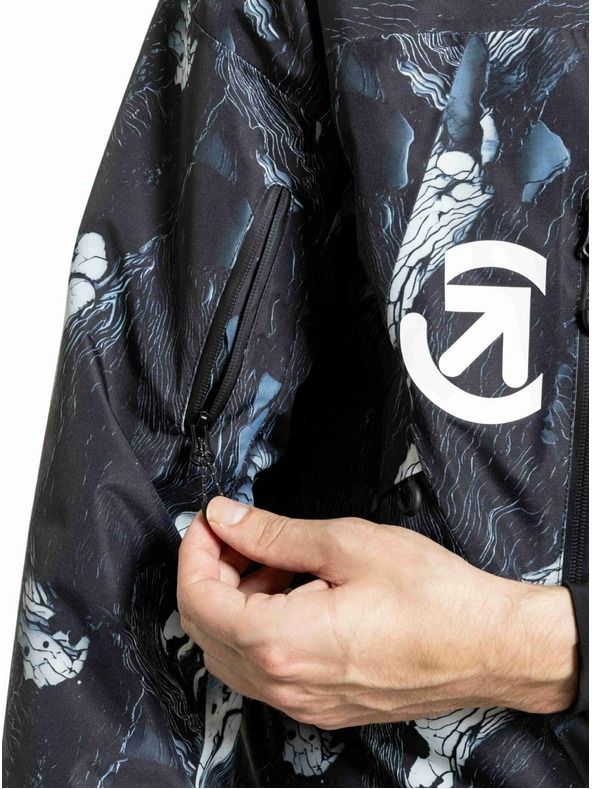 Meatfly Meatfly pánská SNB & SKI bunda Shader Deep Lake