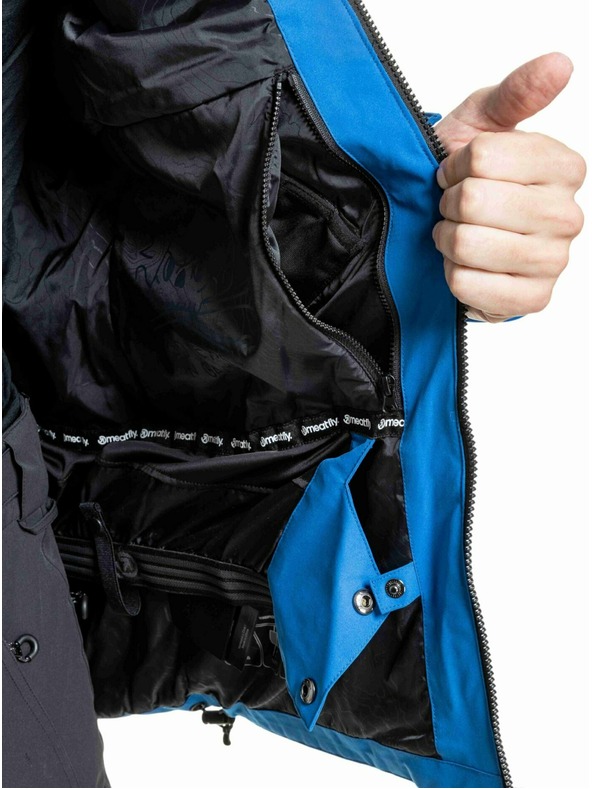 Meatfly Meatfly pánská SNB & SKI bunda Cronos Blue Sky