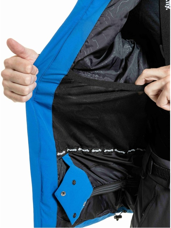 Meatfly Meatfly pánská SNB & SKI bunda Cronos Blue Sky