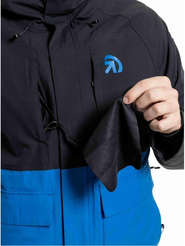 Meatfly Meatfly pánská SNB & SKI bunda Vertigo Black / Blue Sky