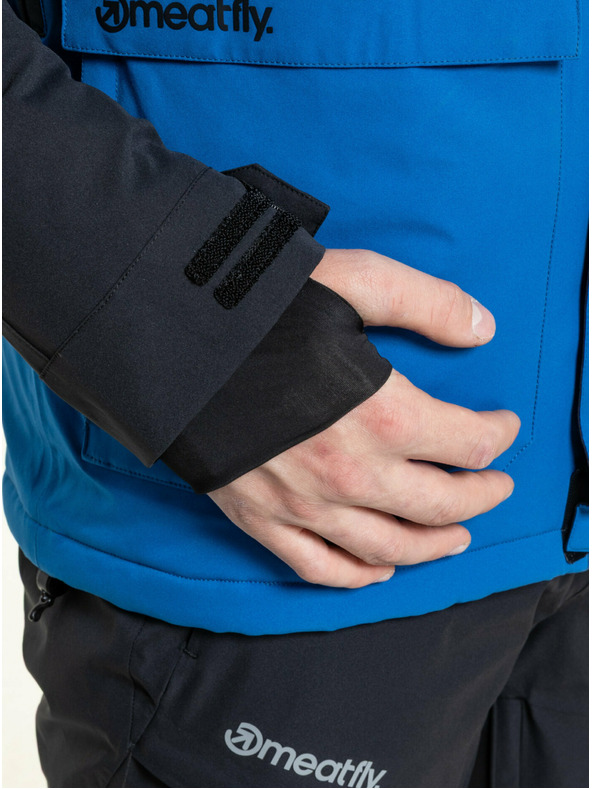 Meatfly Meatfly pánská SNB & SKI bunda Vertigo Black / Blue Sky