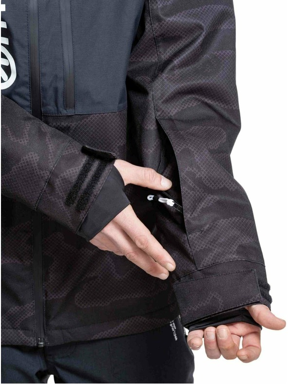 Meatfly Meatfly pánská SNB & SKI bunda Manifold Morph Black